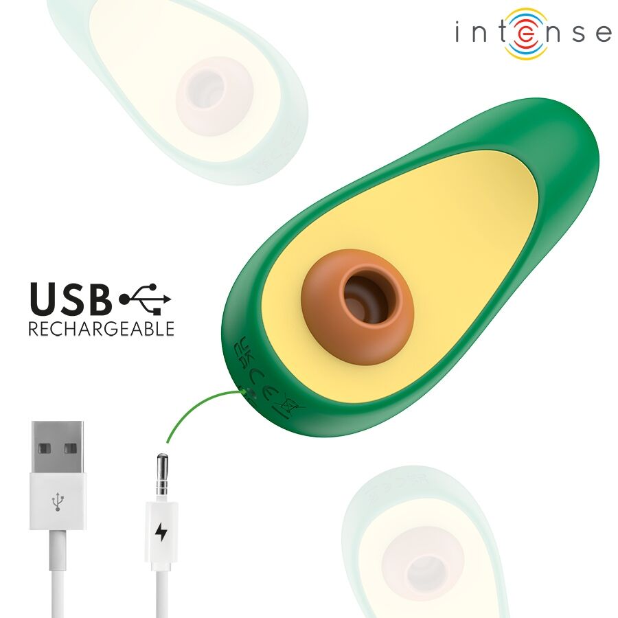 INTENSE - STIMULATEUR CLITORIDIEN À SUCCION WAKI AVOCADO