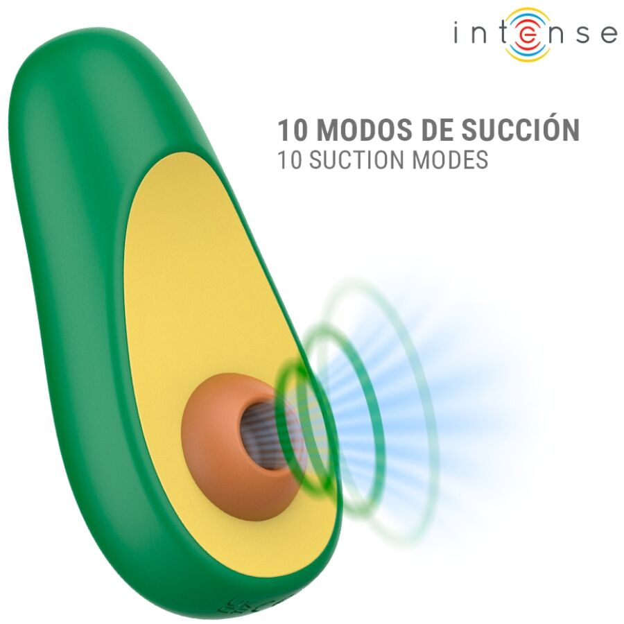 INTENSE - STIMULATEUR CLITORIDIEN À SUCCION WAKI AVOCADO
