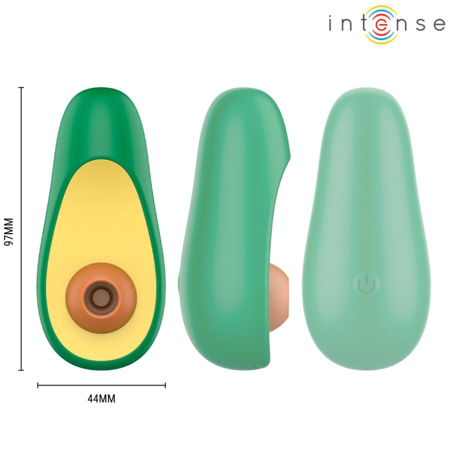 INTENSE - STIMULATEUR CLITORIDIEN À SUCCION WAKI AVOCADO