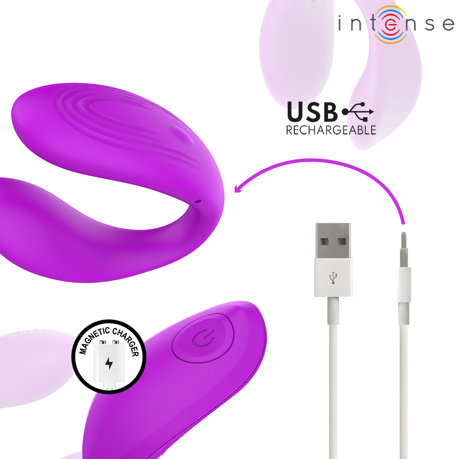 INTENSE - STIMULATEUR DE CLAMP VIBRANT NORA VIOLET