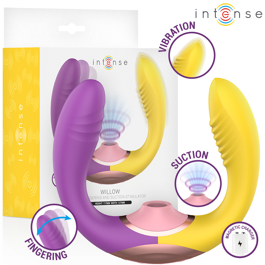 INTENSE - STIMULATEUR SUCEUR ET VIBRANT 3 EN 1 WILLOW