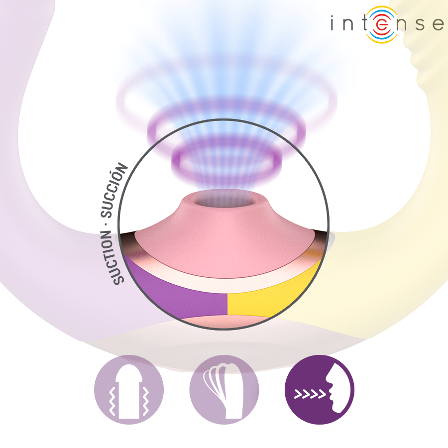INTENSE - STIMULATEUR SUCEUR ET VIBRANT 3 EN 1 WILLOW