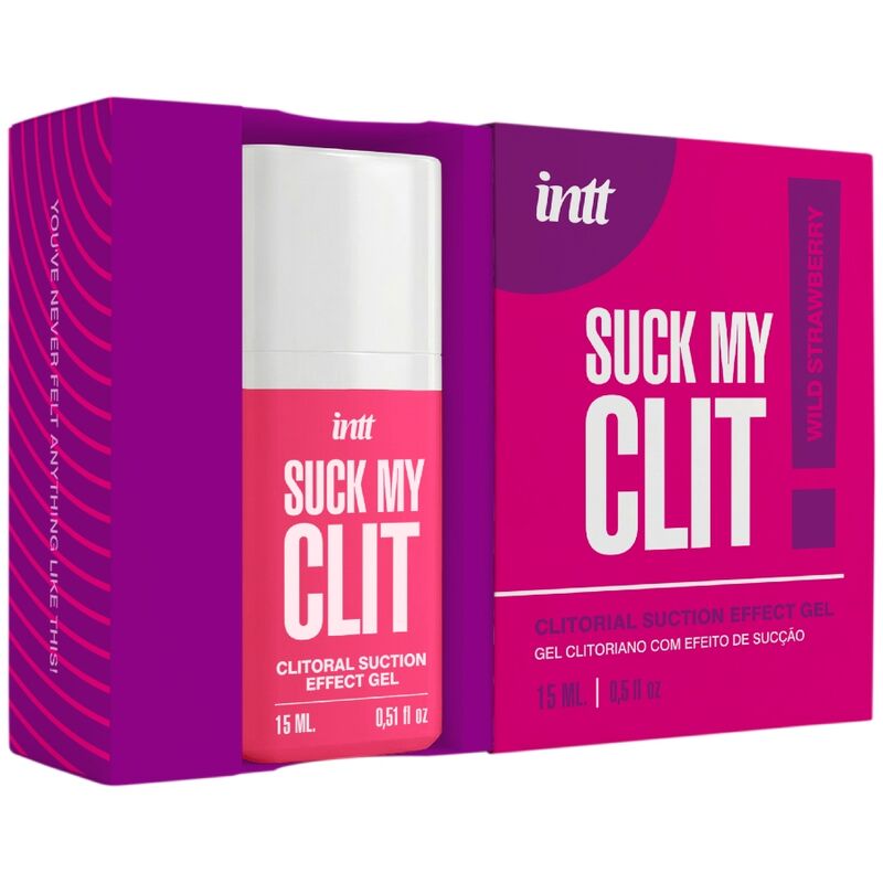 INTT - SUCK MY CLIT GEL EFFET SUCEUR FRAISE SAUVAGE 15 ML