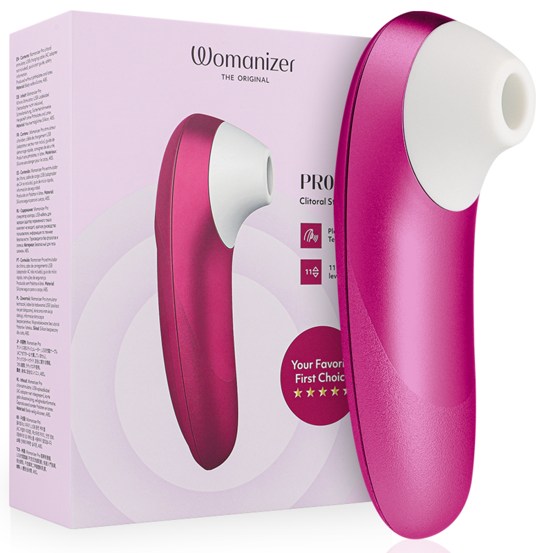 WOMANIZER - STIMULATEUR CLITORIDIEN VIBRANT PRO ROSE