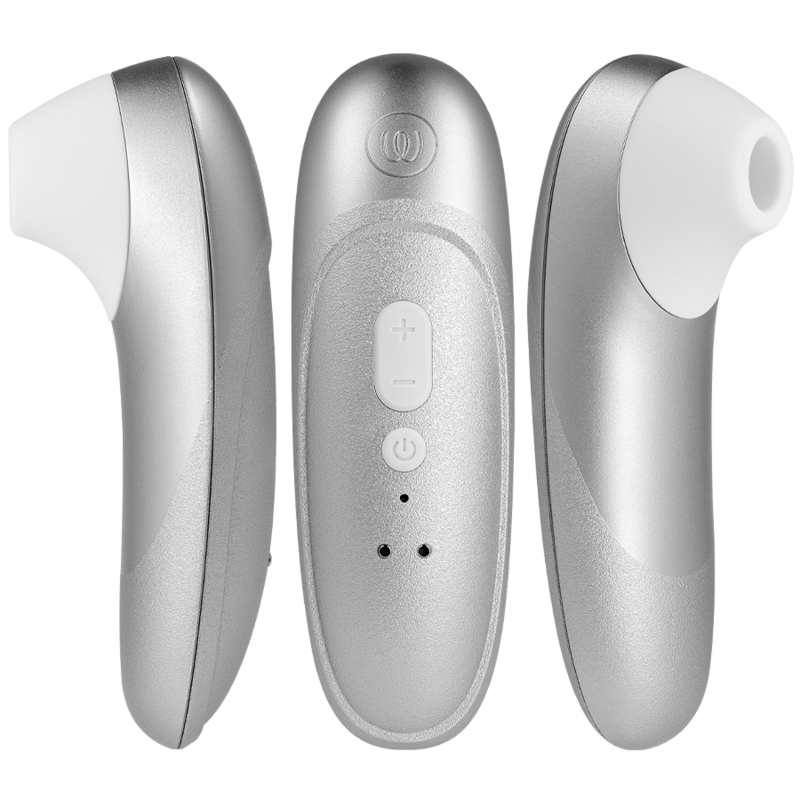WOMANIZER - STIMULATEUR CLITORIDIEN PRO VIBRANT GRIS ARGENT