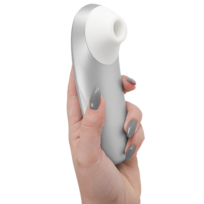 WOMANIZER - STIMULATEUR CLITORIDIEN PRO VIBRANT GRIS ARGENT