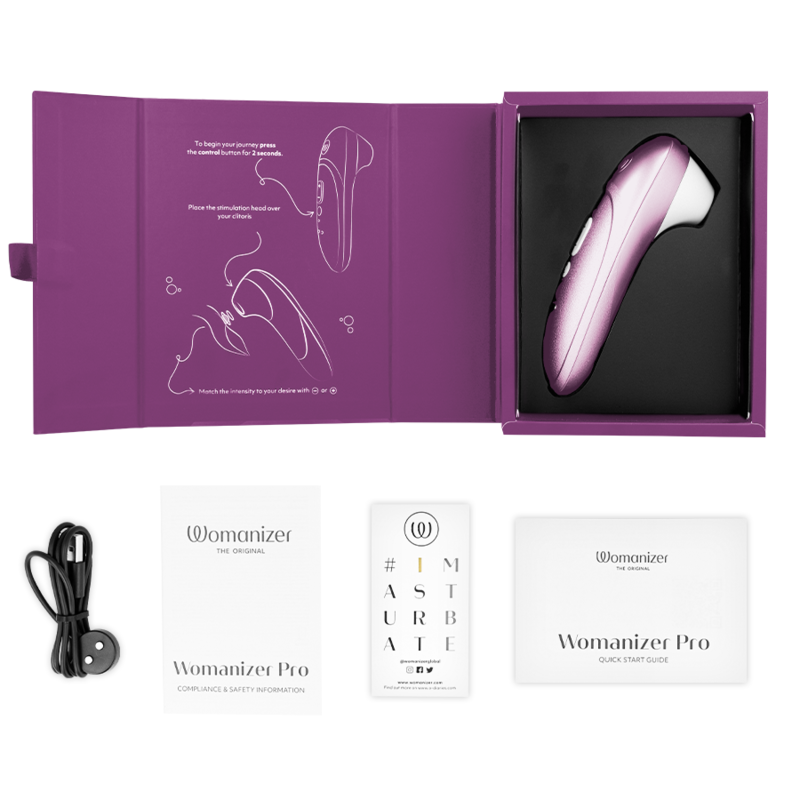 WOMANIZER - PRO STIMULATEUR CLITORIDIEN VIBRANT LILAS