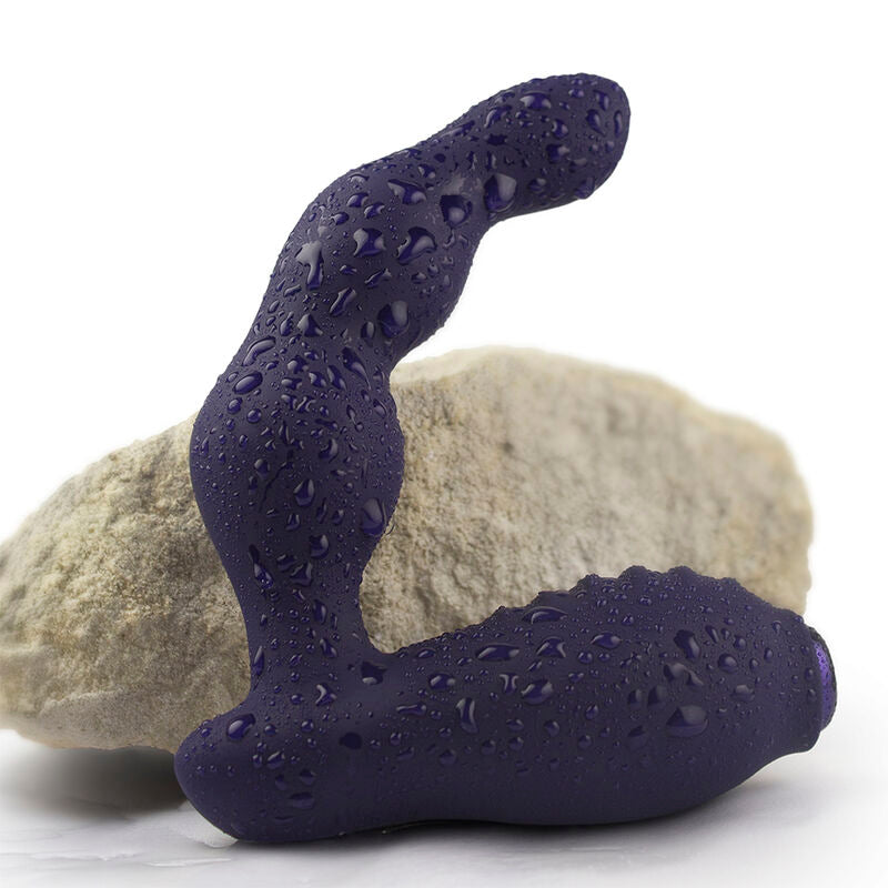 ROCKS-OFF - MINI BAGUETTE MAGIQUE RECHARGEABLE 16 FONCTIONS, ROSE PIVOINE