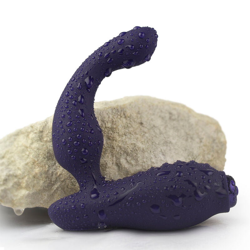 ROCKS-OFF - MINI BAGUETTE MAGIQUE RECHARGEABLE 16 FONCTIONS, ROSE PIVOINE