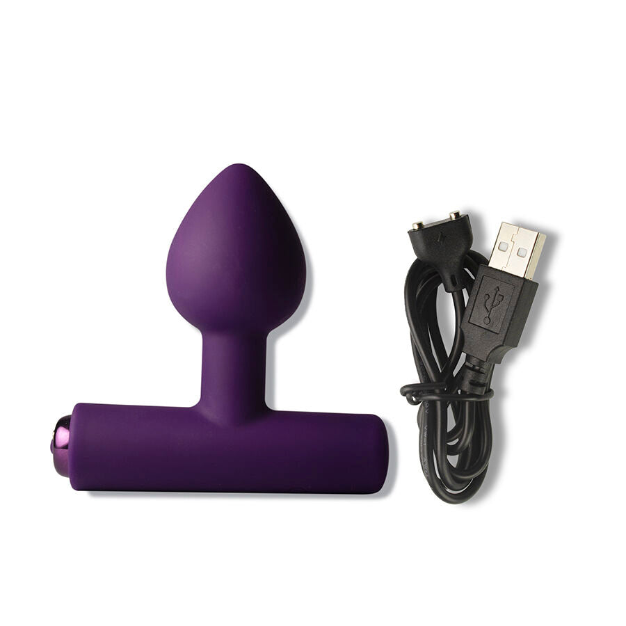 ROCKS-OFF - NOVA ASTRYX PREMIUM PLUG ANAL RECARGABLE 16 FUNCIONES NEGRO