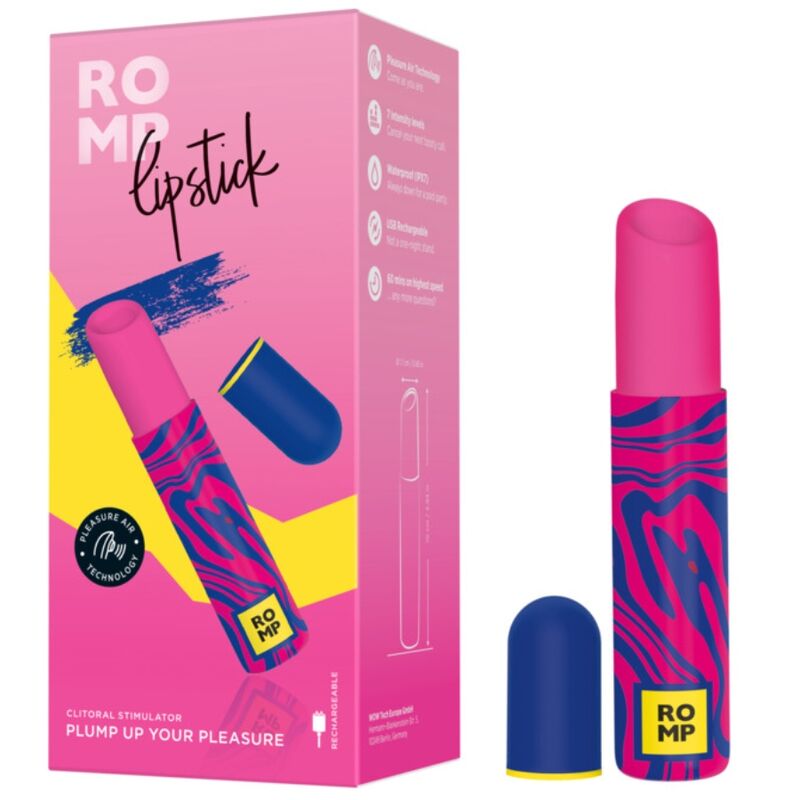 ROMP – ROUGE À LÈVRES STIMULATEUR CLITORIDIEN À 7 VITESSES