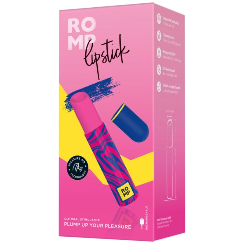 ROMP – ROUGE À LÈVRES STIMULATEUR CLITORIDIEN À 7 VITESSES
