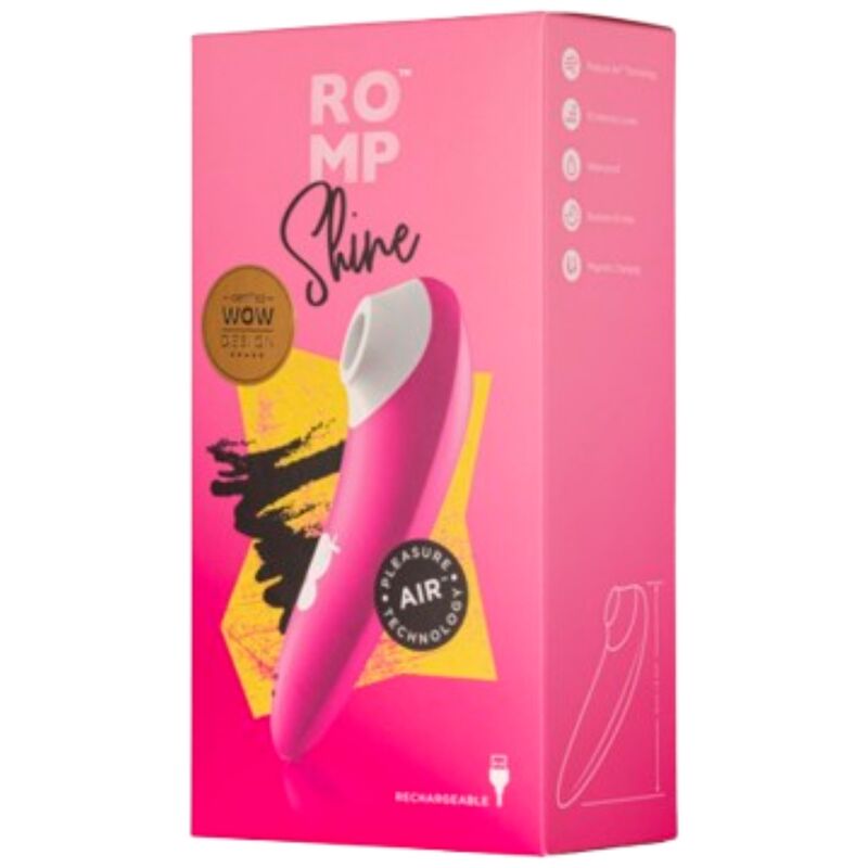 ROMP - SHINE X KLITORIS-SAUGFUNKTION, 10 STUFEN, ROSA