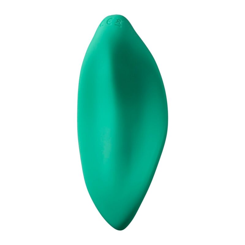 ROMP - VIBREUR VAGINAL STIMULATEUR CLITORIDIEN, FORME ERGONOMIQUE, VERT AQUA