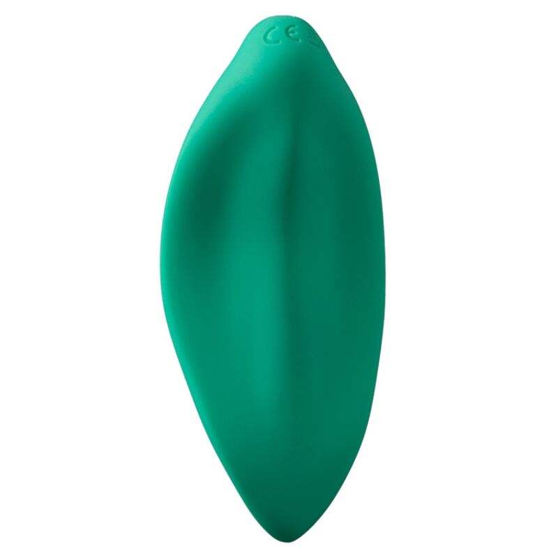 ROMP - VIBREUR VAGINAL STIMULATEUR CLITORIDIEN, FORME ERGONOMIQUE, VERT AQUA
