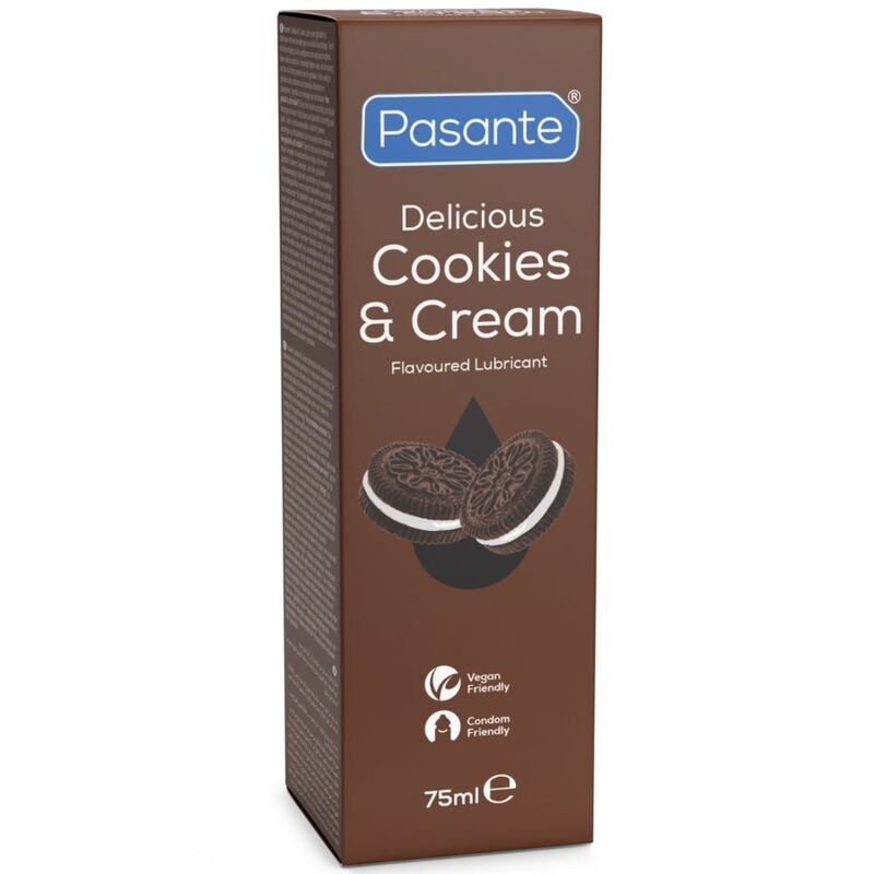 PASANTE - LUBRIFIANT À BASE D'EAU, SAVEUR COOKIES & CREAM, 75 ML