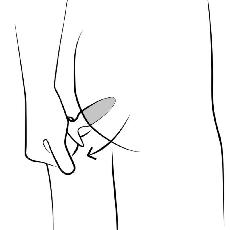 ROMP - PLUG ANAL VIBRANT BASS 10 CM VERT