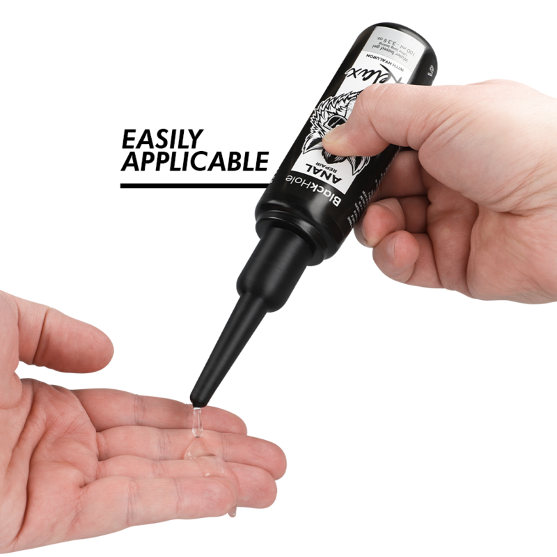 BLACK HOLE - APPLICATEUR DE LISSEMENT ANAL, TAILLE L, 100 ML