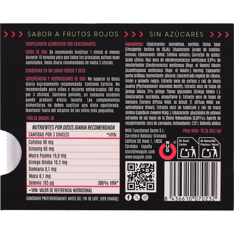 WUG CLIMAX – Kater nach dem Trinken (8 Einheiten)