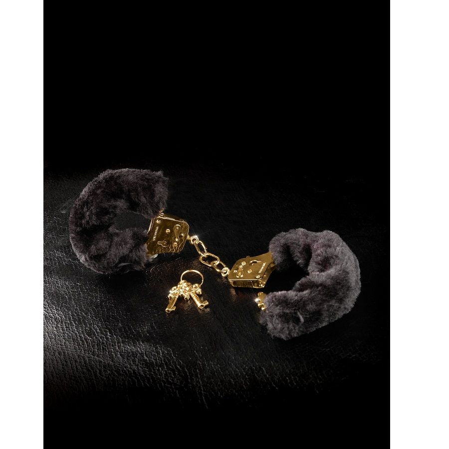 FETISH FANTASY GOLD - MENOTTES DE LUXE EN FOURRURE