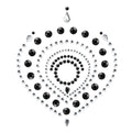 BIJOUX - INDISCRETS EXTRAVAGANTES NOIR-ARGENT