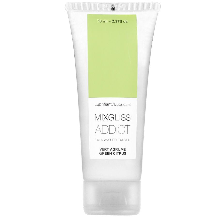MIXGLISS - LUBRIFIANT À BASE D'EAU GOÛT AGRUMES 70 ML