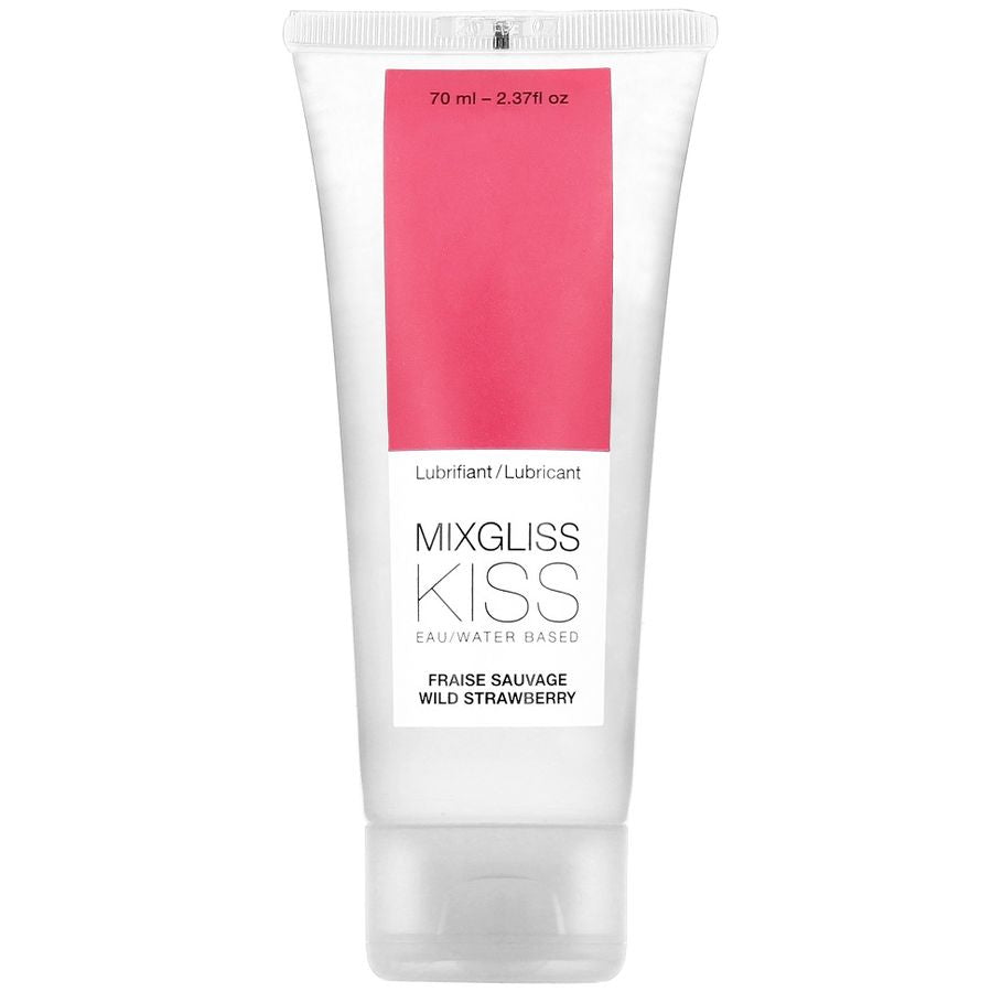 MIXGLISS - LUBRIFIANT À BASE D'EAU GOÛT FRAISE 70 ML