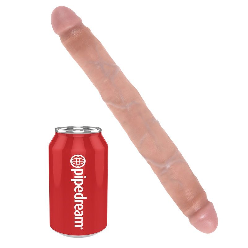 KING COCK - DOUBLE GODEMICHET FIN 30 CM