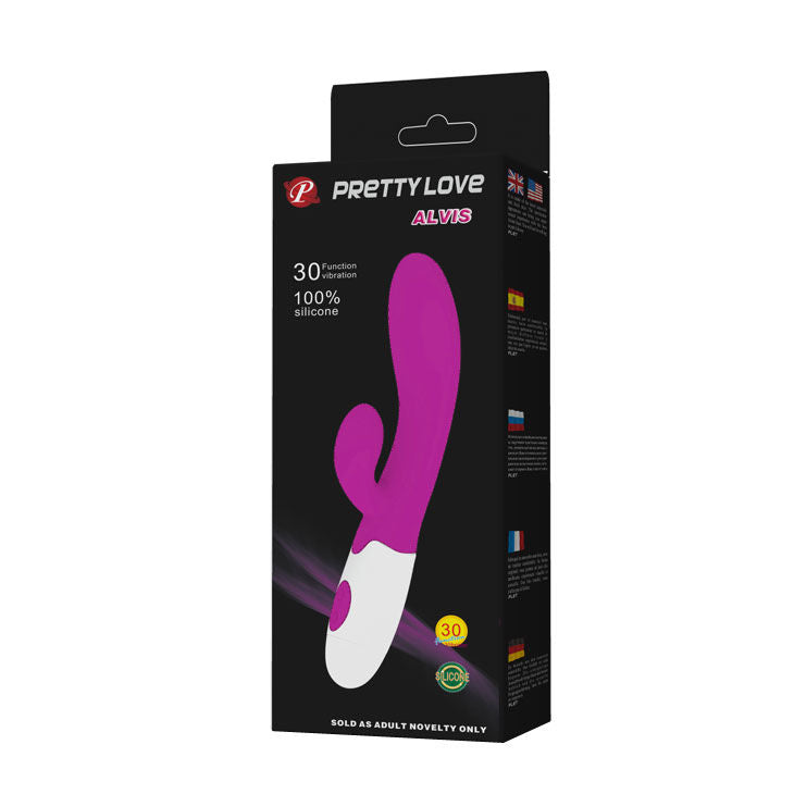 PRETTY LOVE - FLIRTATION ALVIS VIBRATEUR AVEC STIMULATEUR CLITORIDIEN