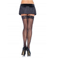 LEG AVENUE - COLLANT AVEC COUTURE ET DENTELLE EN HAUT