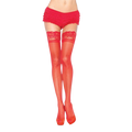 LEG AVENUE - ROTE STRUMPFHOSE MIT SELBSTKLEBENDER SPITZE