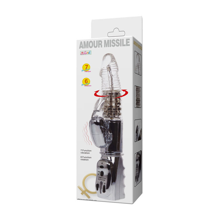 BAILE - AMOUR ROCKET ROTATEUR TRANSPARENT 26,5 CM