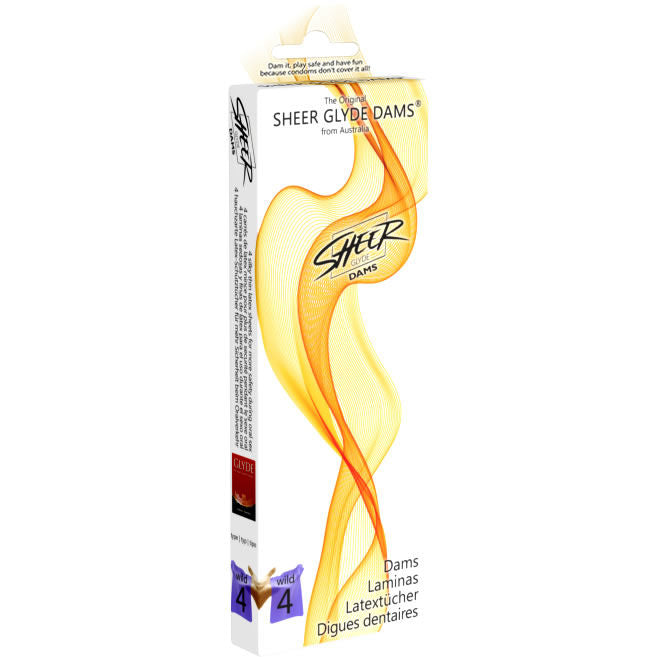 SHEER GLYDE - DIGUES EN LATEX POUR SEXE ORAL MÛRE SAUVAGE