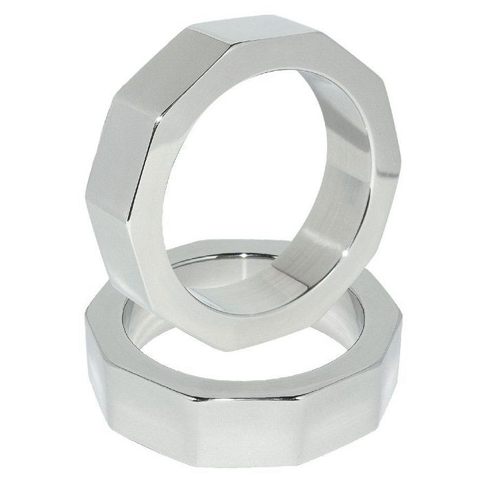 METAL HARD - ANNEAU POUR PÉNIS ET TESTICULES 45 MM