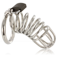 METAL HARD - CEINTURE DE CHASTETÉ AVEC ANNEAU DE PÉNIS RIGIDE EN MÉTAL