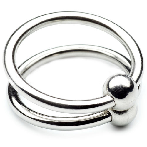 METAL HARD - ANNEAU DOUBLE GLAND, 28 MM