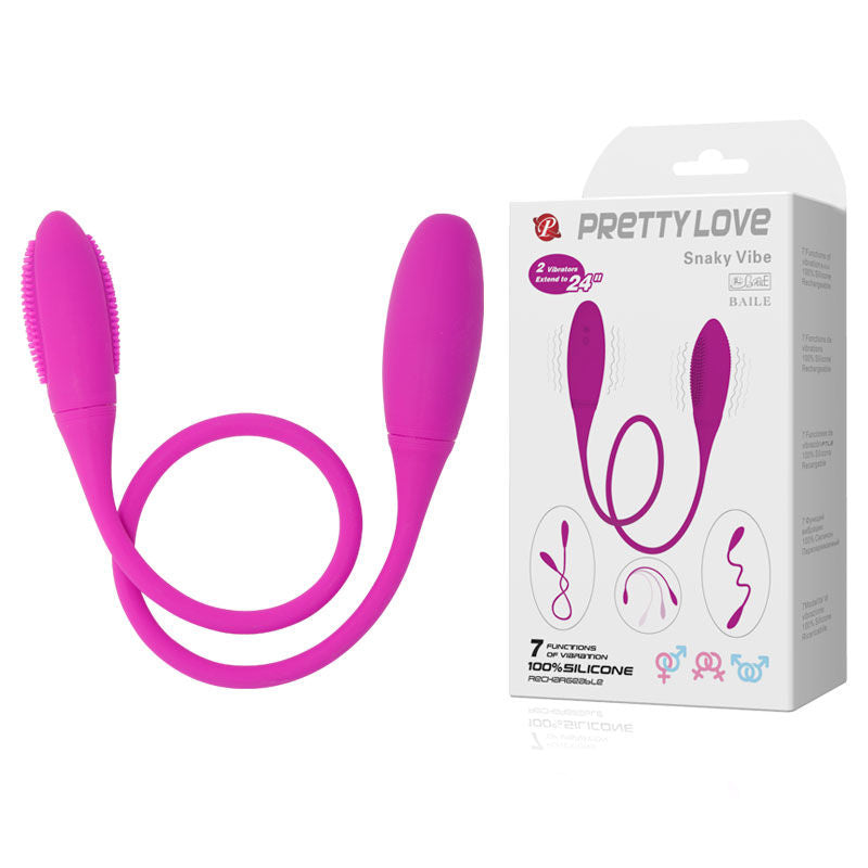 PRETTY LOVE - VIBROMASSEUR SNAKY DELUXE 7 V