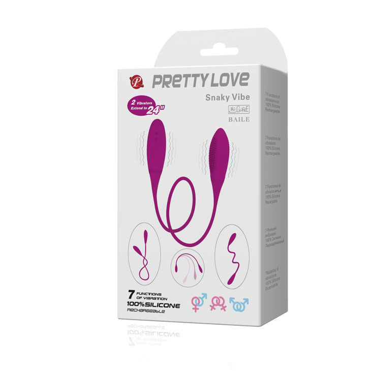 PRETTY LOVE - VIBROMASSEUR SNAKY DELUXE 7 V