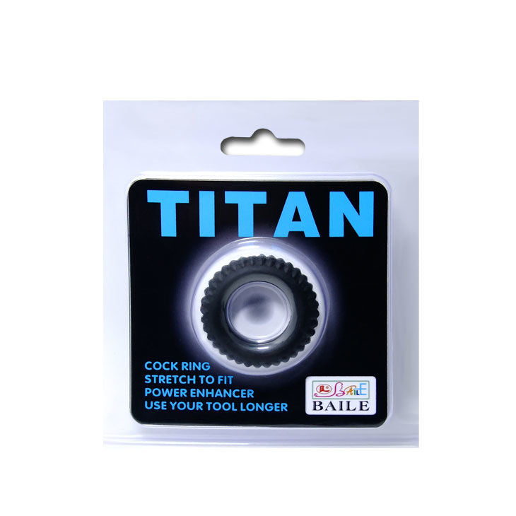 BAILE - TITAN COCKRING NOIR 1.9 CM