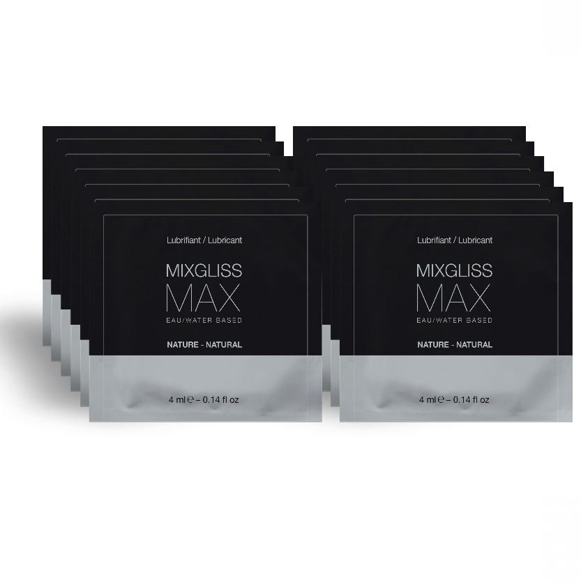 MIXGLISS - DILATATEUR ANAL MAX LUBRIFIANT SACHET 12 MONODOSES 4ML