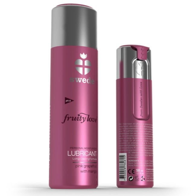 SWEDE - LUBRIFIANT FRUITY LOVE PAMPLEMOUSSE ROSE ET MANGUE 100 ML