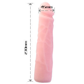 BAILE - GODEMICHET EN SILICONE TOUCHER PEAU RÉALISTE 23 CM