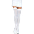 LEG AVENUE - CUISSARDES EN NYLON BLANCHES