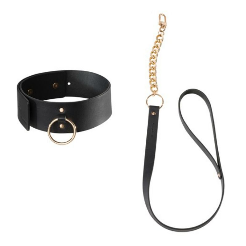 BIJOUX INDISCRETS MAZE - COLLIER NOIR AVEC SANGLES