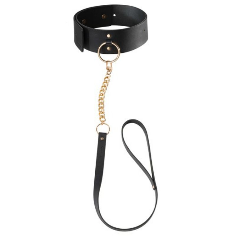 BIJOUX INDISCRETS MAZE - COLLIER NOIR AVEC SANGLES
