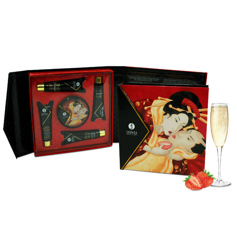 SHUNGA - KIT SECRET GEISHA FRAISE ET CAVA