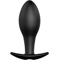 PRETTY LOVE - PLUG ANAL ANCRE SILICONE 12 MODES DE VIBRATION NOIR