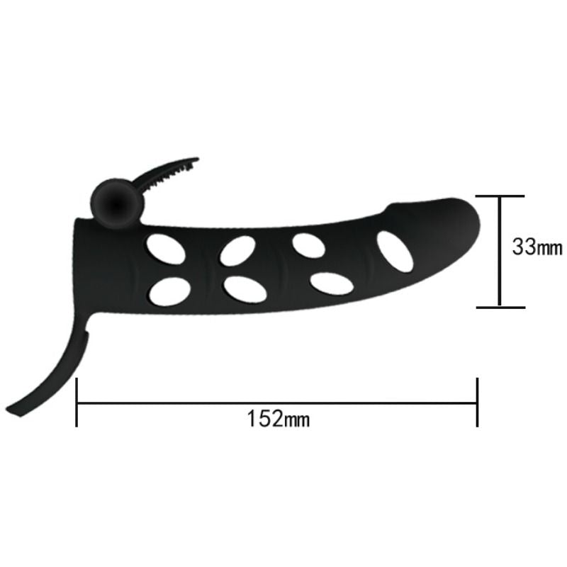 PRETTY LOVE - GAINE EN SILICONE AVEC VIBRATION 15.2 CM
