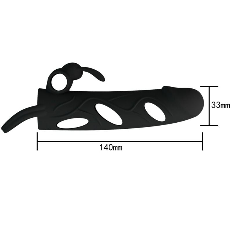 PRETTY LOVE - GAINE VIBRANTE EN SILICONE 14 CM 1.0