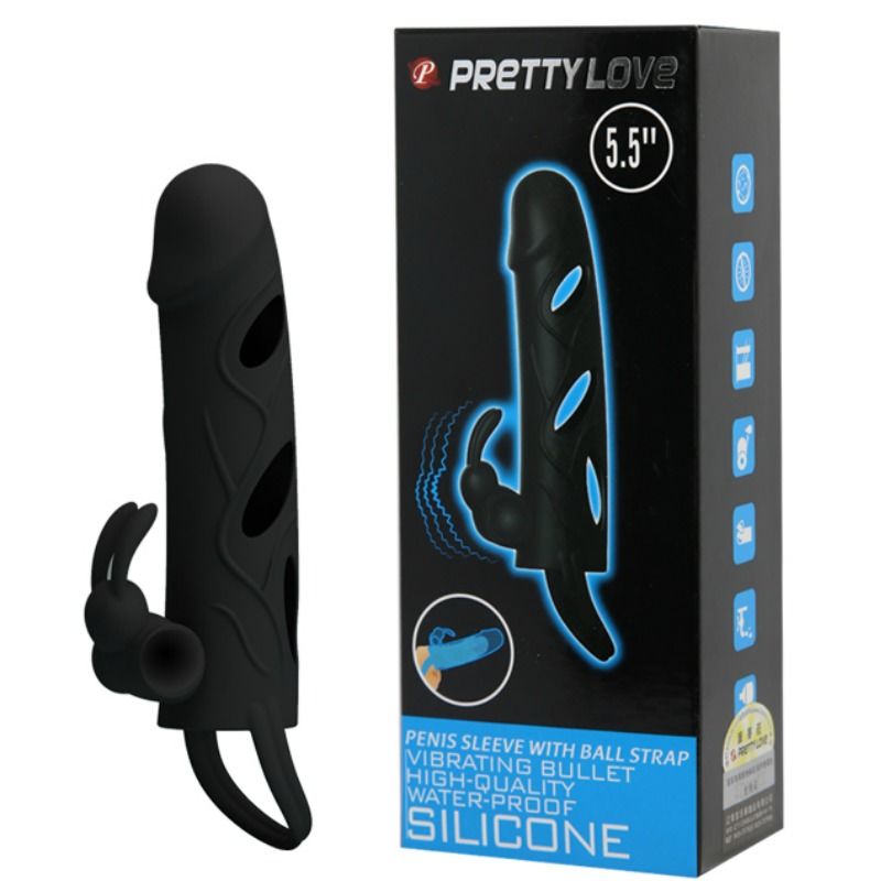 PRETTY LOVE - GAINE VIBRANTE EN SILICONE 14 CM 1.0